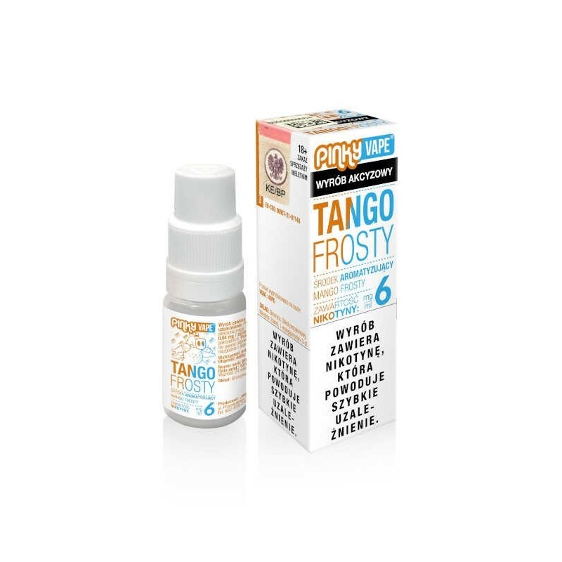 Liquid Pinky Vape Frosty - Tango 6mg 10ml | Eliq Vapoteur