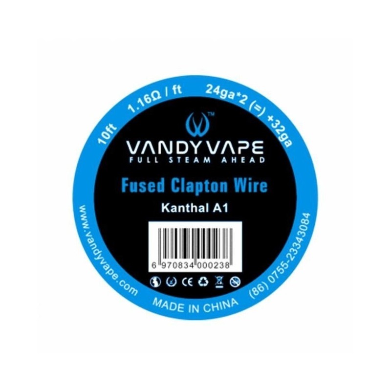 Fil Vandy Vape - Fused Clapton KA1 10ft 24ga2 32ga | EliqVapoteur
