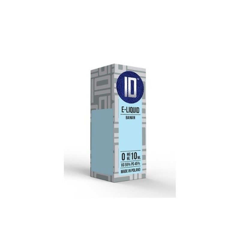 Liquid ID - 10ml Banan 12mg  | Eliq Vapoteur