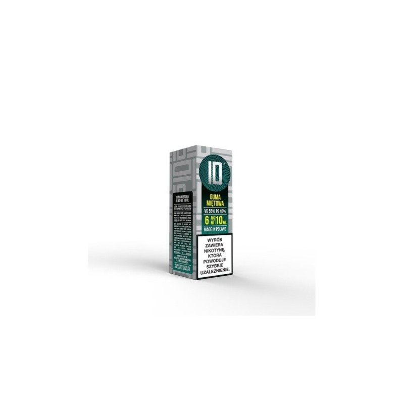 Liquid ID - 10ml Mint Gum 6mg | Eliq Vapoteur