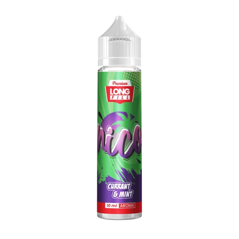 Longfill Nico 10/60ml - CURRANT & MINT | Eliq Vapoteur