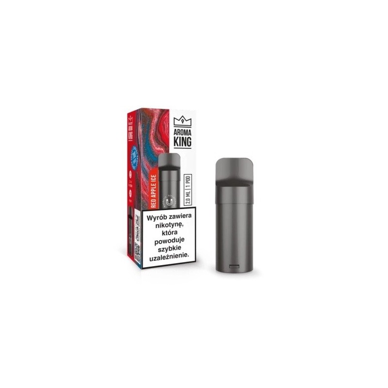 Aroma King Pod Cartridge - Red Apple Ice | Eliq Vapoteur