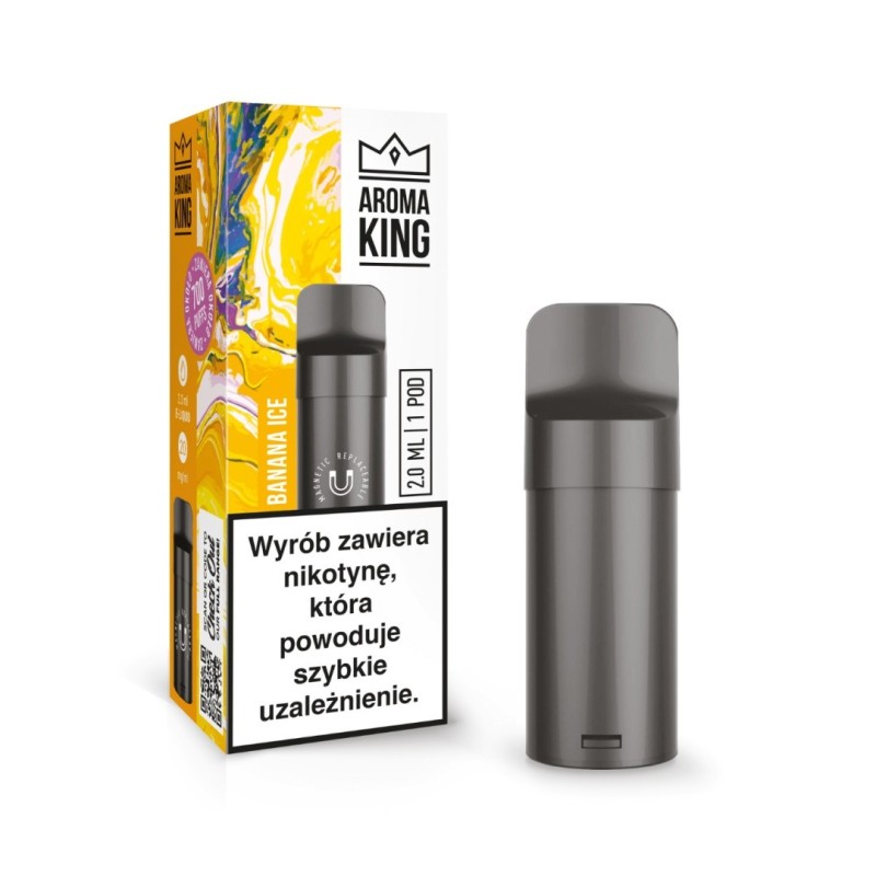 Cartouche Aroma King Pod - Banana Ice | Eliq Vapoteur