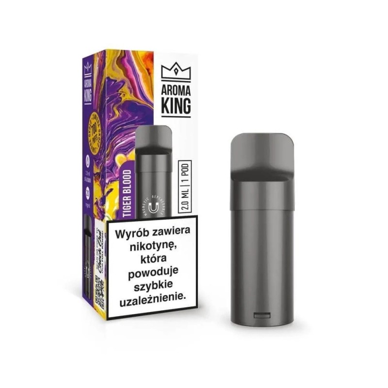 Aroma King Pod Cartridge - Tiger Blood | Eliq Vapoteur