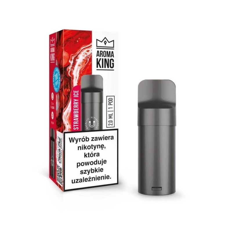Cartouche Aroma King Pod - Glace à la Fraise | Eliq Vapoteur