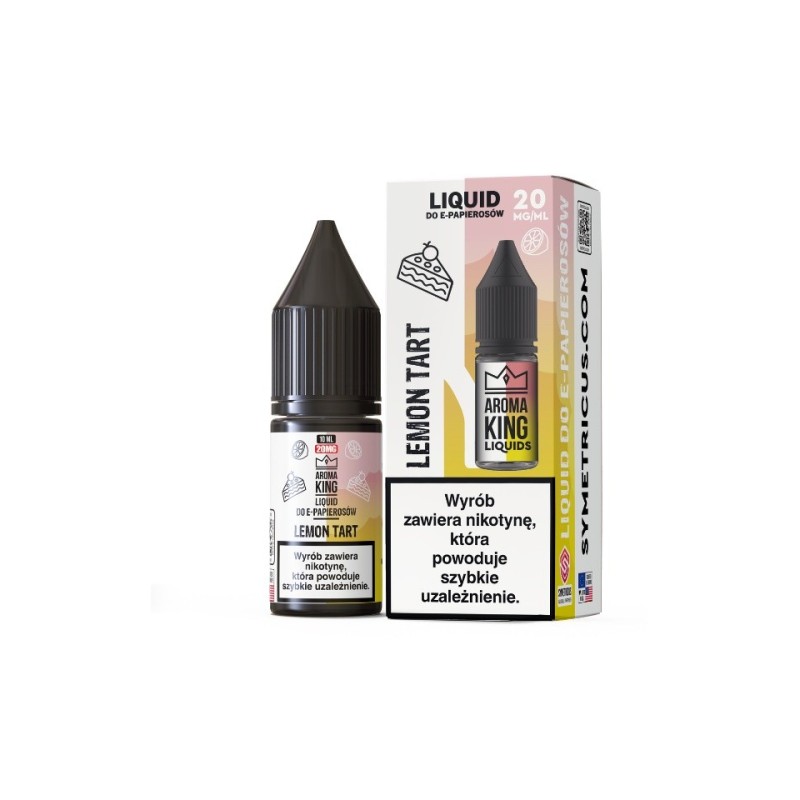 Liquid Aroma King Salt 10 ml - Lemon Tart 20 mg | Eliq Vapoteur