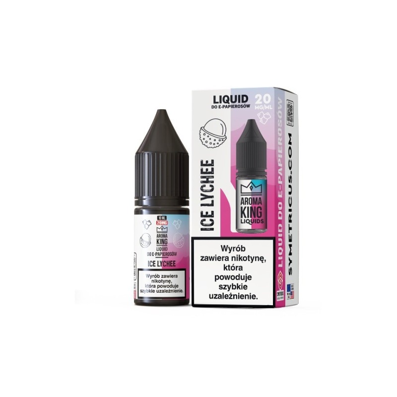 Liquid Aroma King Salt 10 ml - Ice Lychee 20 mg | Eliq Vapoteur