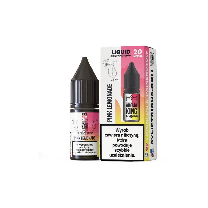 Liquid Aroma King Salt 10 ml - Pink Lemonade 20 mg | Eliq Vapoteur