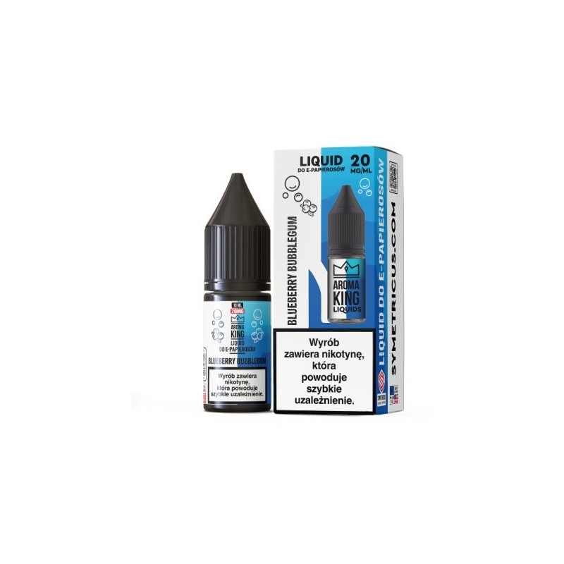 Liquid Aroma King Salt 10 ml - Blueberry Bubblegum 20 mg | Eliq Vapoteur