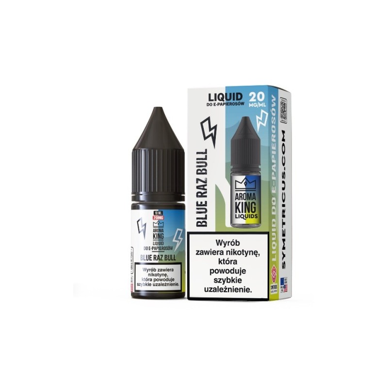 Liquid Aroma King Salt 10 ml - Blue Razz Bull 20 mg | Eliq Vapoteur