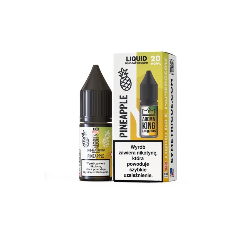 Liquid Aroma King Salt 10 ml - Pineapple 20 mg | Eliq Vapoteur