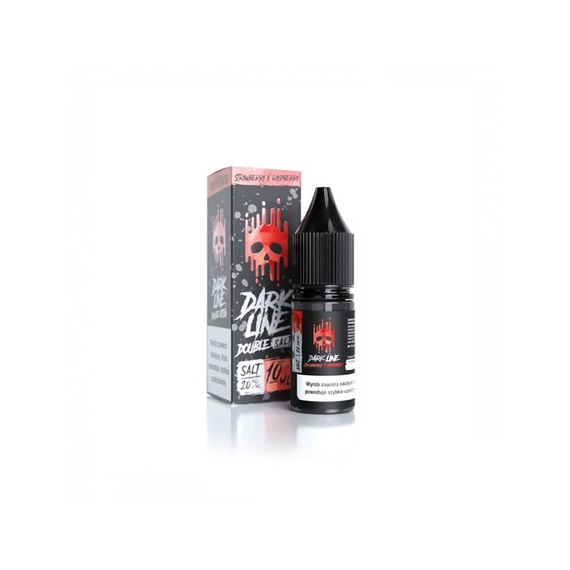 Liquid DARK LINE DOUBLE SALT 10ml - Fraise Framboise 20mg | Eliq Vapoteur