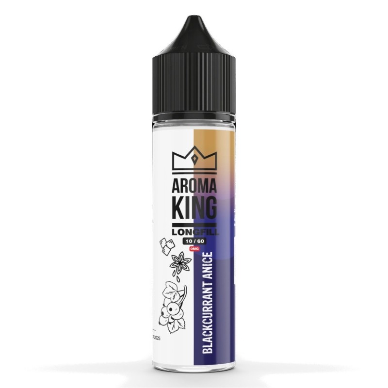 Longfill Aroma King 10/60ml - Cassis Anis | Eliq Vapoteur