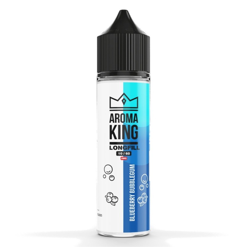 Longfill Aroma King 10/60ml - Bubblegum aux myrtilles | Eliq Vapoteur