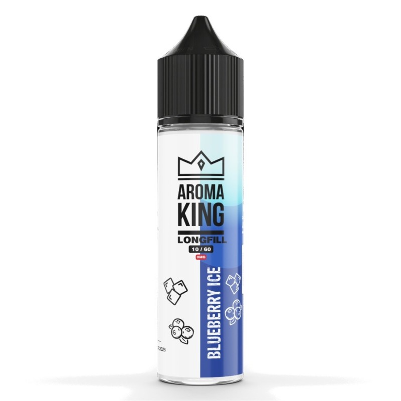 Longfill Aroma King 10/60ml - Blueberry Ice | Eliq Vapoteur