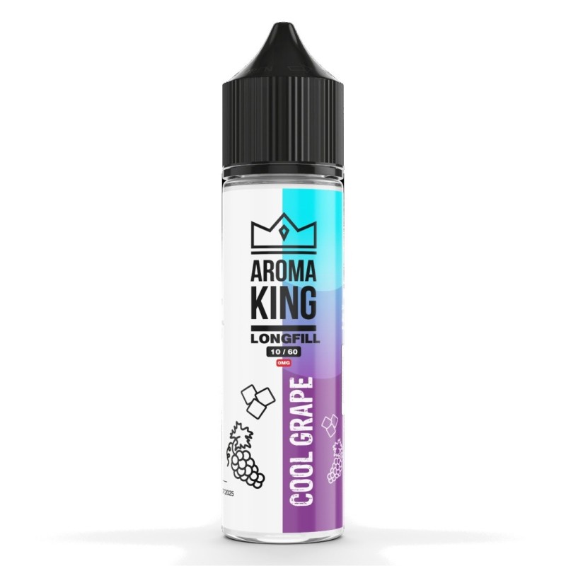 Longfill Aroma King 10/60ml - Cool Grape | Eliq Vapoteur