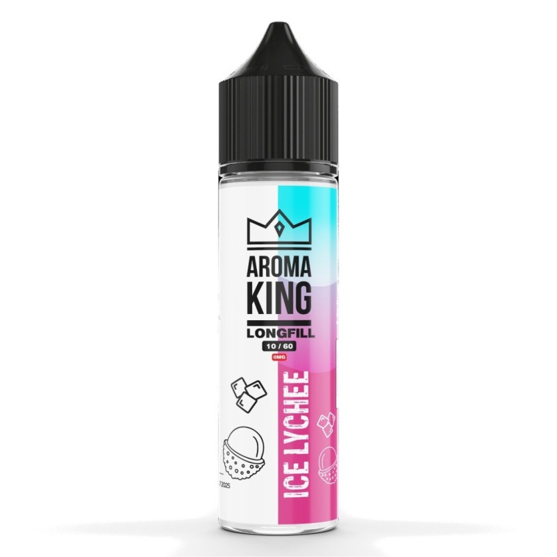 Longfill Aroma King 10/60ml - Glace Lychee | Eliq Vapoteur