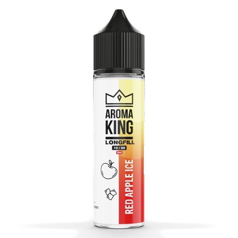 Longfill Aroma King 10/60ml - Pomme Rouge Glacée | Eliq Vapoteur