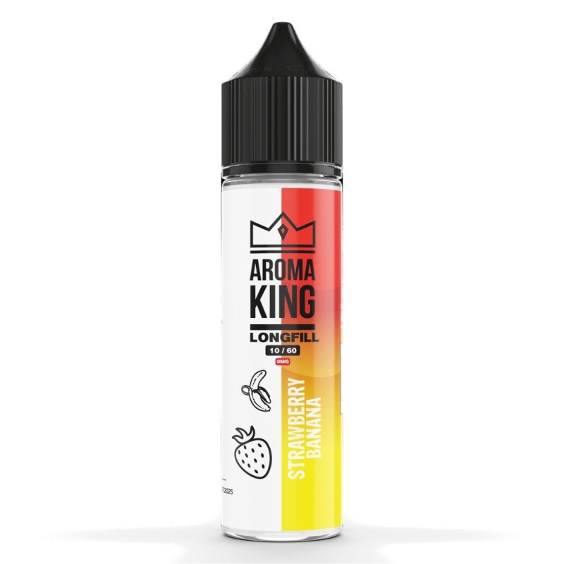 Longfill Aroma King 10/60ml - Fraise Banane | Eliq Vapoteur