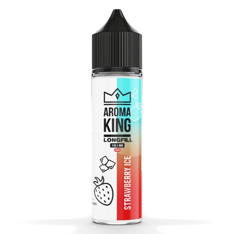 Longfill Aroma King 10/60ml - Glace à la Fraise | Eliq Vapoteur