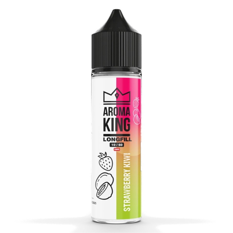 Longfill Aroma King 10/60ml - Fraise Kiwi | Eliq Vapoteur