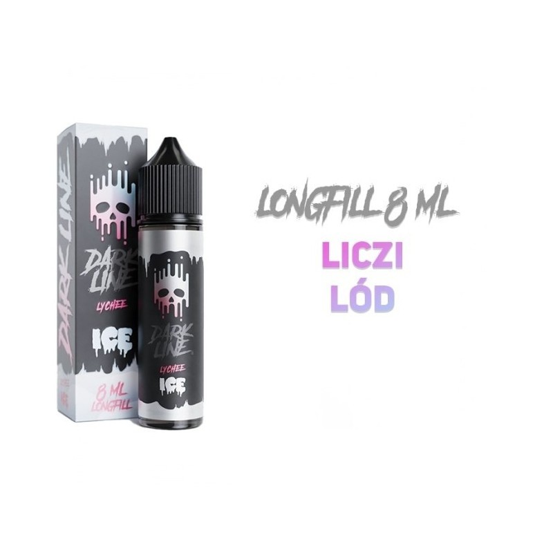 Longfill Dark Line ICE 8/60ml - Lychee | Eliq Vapoteur