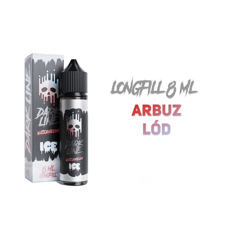 Longfill Dark Line ICE 8/60ml - Watermelon | Eliq Vapoteur