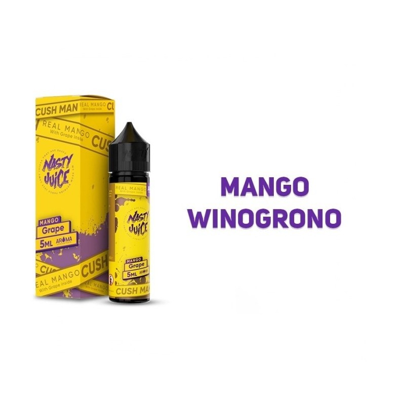 Longfill Nasty Juice 5/60ml - Cushman Grape | Eliq Vapoteur