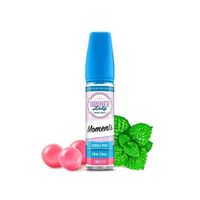 Longfill Dinner Lady 18/60ml - Bubble mint | Eliq Vapoteur