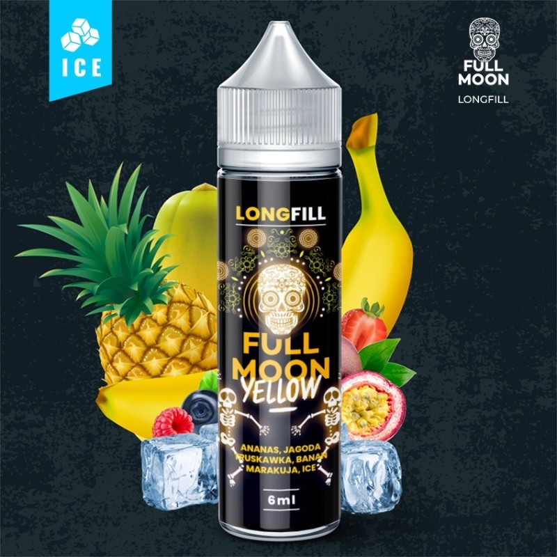 Longfill Full Moon 6/60 ml - Yellow | Eliq Vapoteur