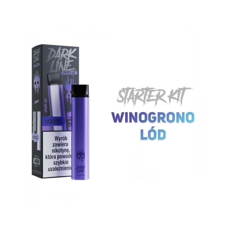 Dark Line KIT Violet 2ML - Glace de Raisin 20MG | Eliq Vapoteur