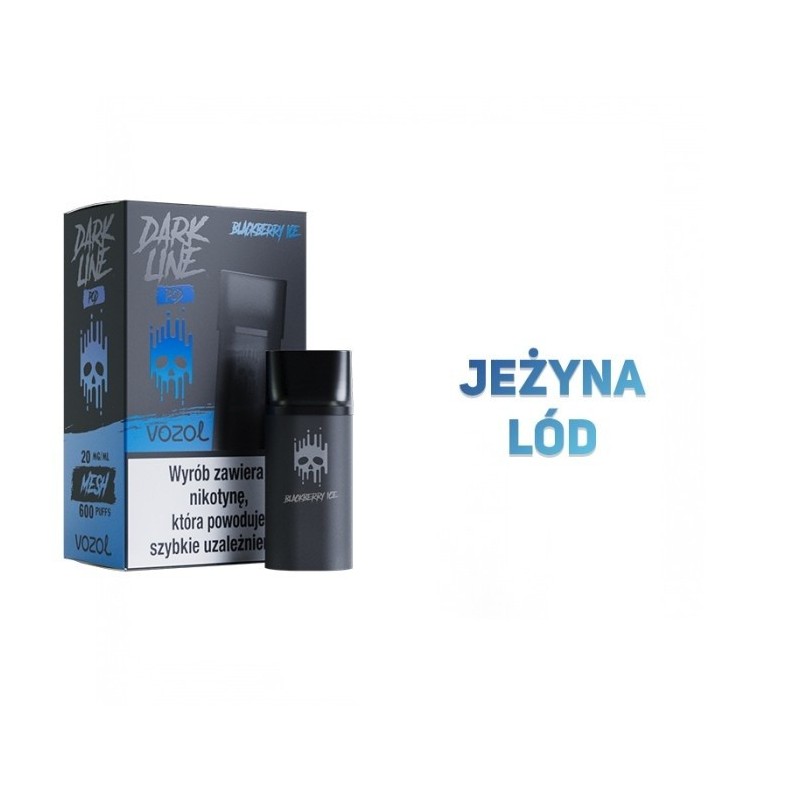 Dark Line Pod 2ML - Blackberry Ice 20MG | Eliq Vapoteur