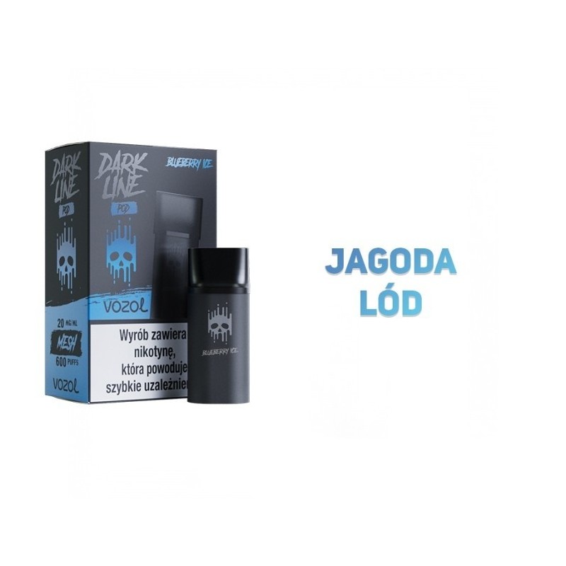 Dark Line Pod 2ML - Blueberry Ice 20MG | Eliq Vapoteur