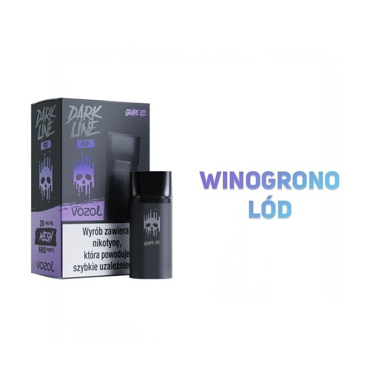 Dark Line Pod 2ML - Raisin Glacé 20MG | Eliq Vapoteur