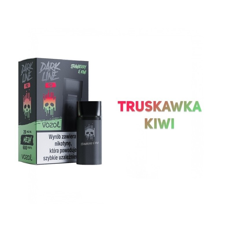 Dark Line Pod 2ML - Fraise Kiwi 20MG | Eliq Vapoteur