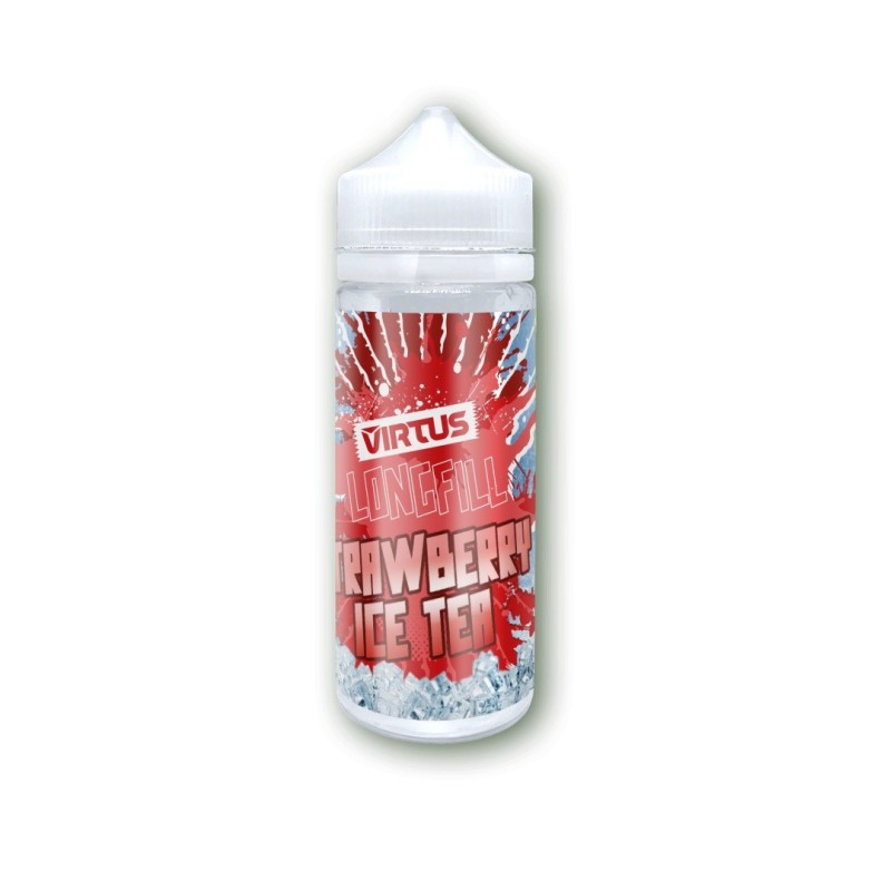 Longfill Virtus 6/120ml - Strawberry Ice Tea | Eliq Vapoteur