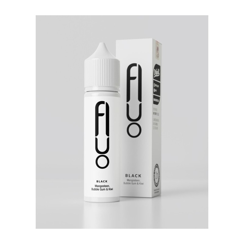 Longfill FLUO White 12/60 ml - Black | Eliq Vapoteur