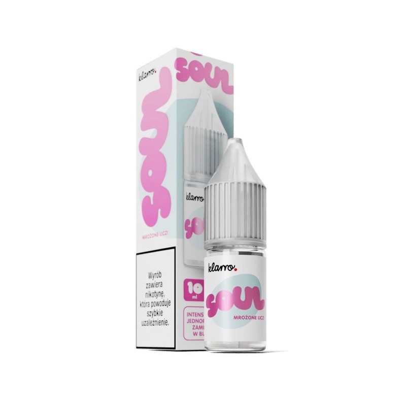 Liquid Klarro Soul 10ml 20mg salt - Frozen Lychee | Eliq Vapoteur
