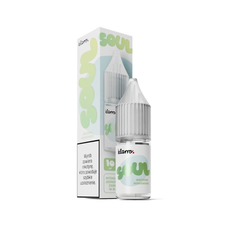 Liquid Klarro Soul 10ml 20mg salt - Mrożone Winogrono  | Eliq Vapoteur
