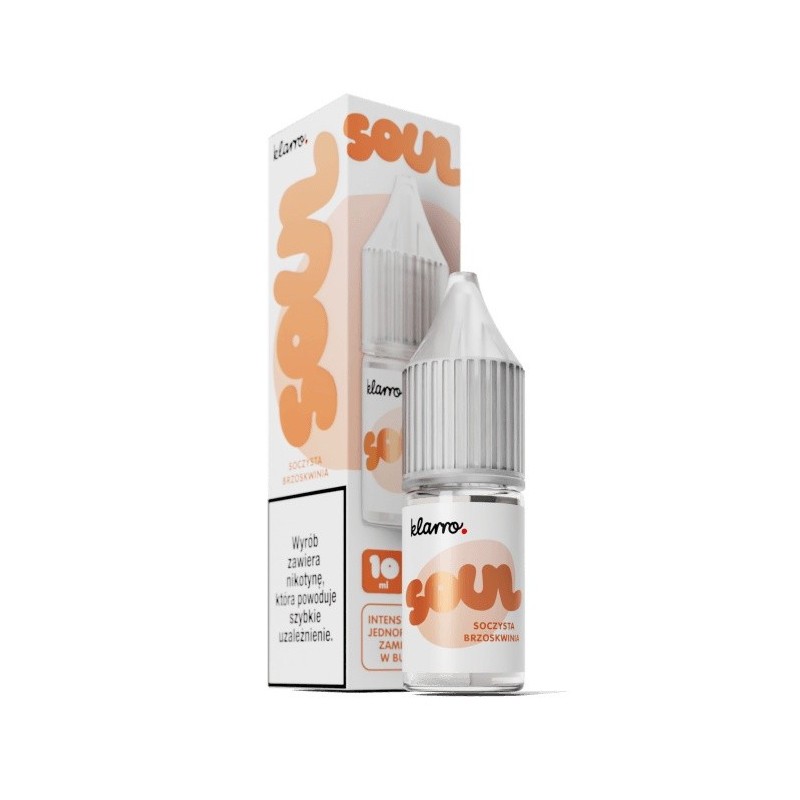 Liquid Klarro Soul 10ml 20mg Salt - Soczysta Brzoskwinia  | Eliq Vapoteur
