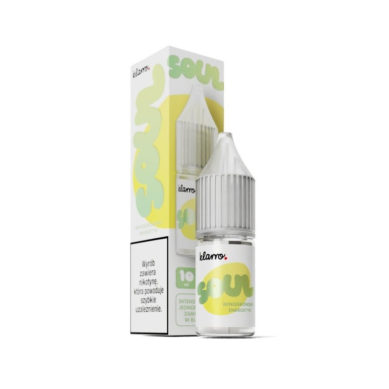 Liquide Klarro Soul 10ml 20mg Sel - Énergisant au Raisin | Eliq Vapoteur