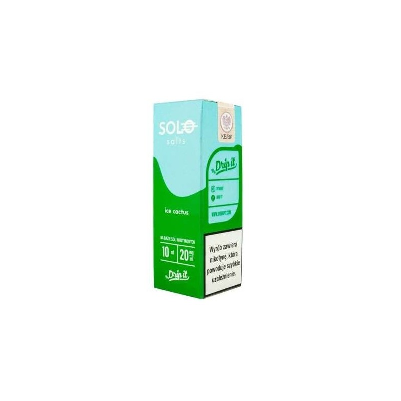 Liquid SOLO 10ml 20mg Sel - Cactus Glacé | Eliq Vapoteur
