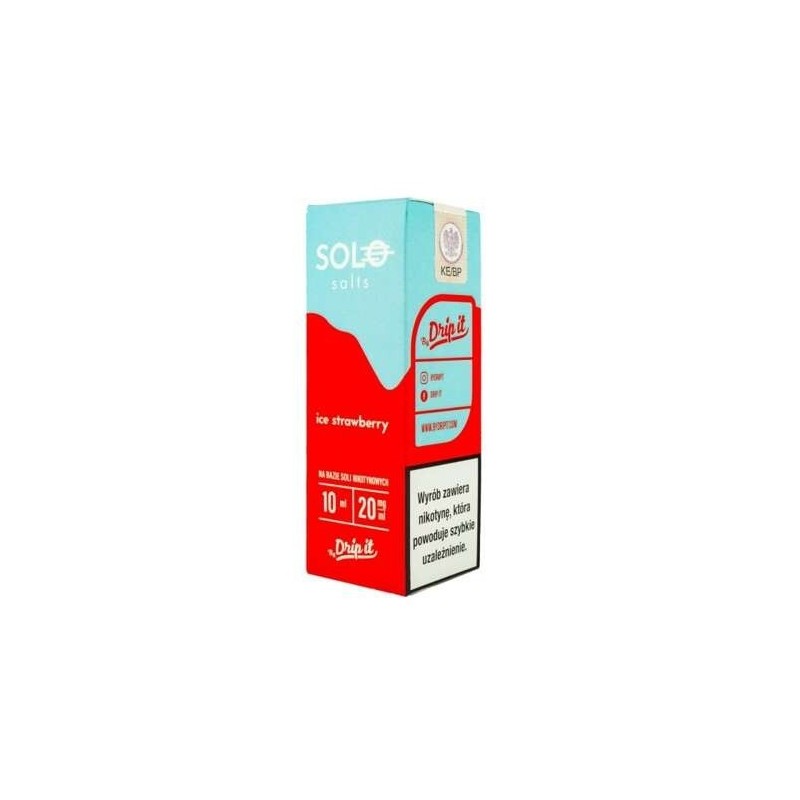 Liquid SOLO 10ml 20mg Sel - Fraise Glacée | Eliq Vapoteur