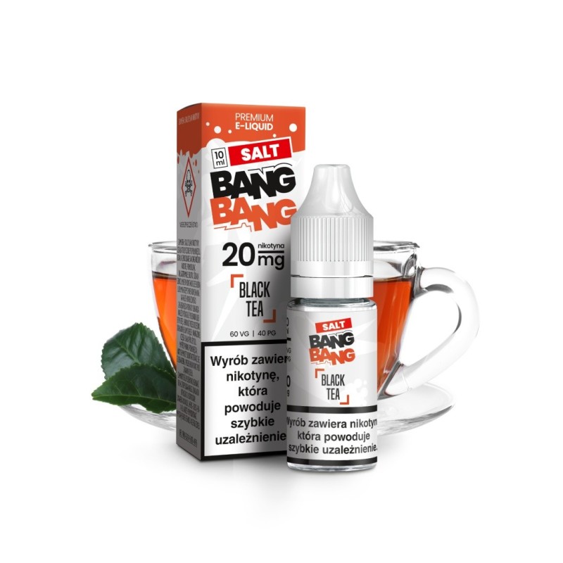 Liquid Bang Bang Salt 20mg 10ml - Black Tea | Eliq Vapoteur