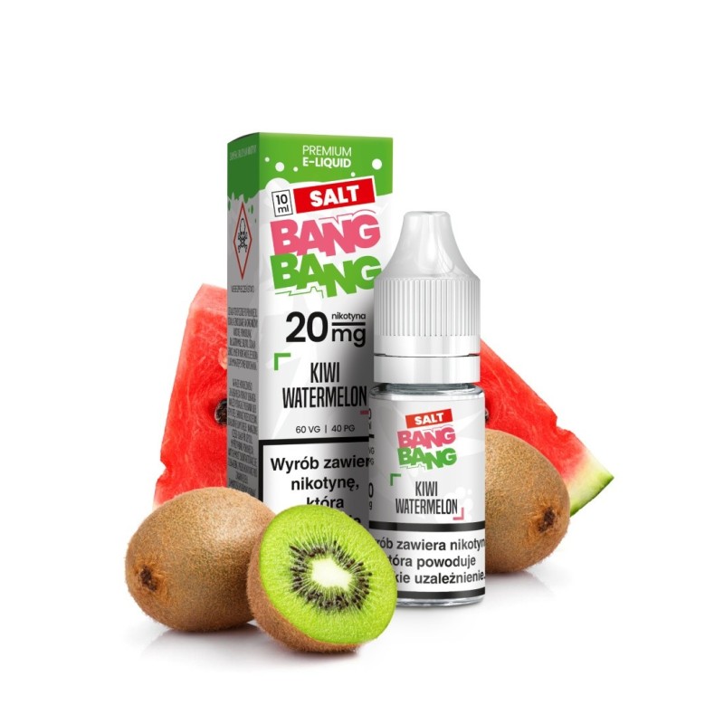 Liquid Bang Bang Salt 20mg 10ml - Kiwi Pastèque | Eliq Vapoteur