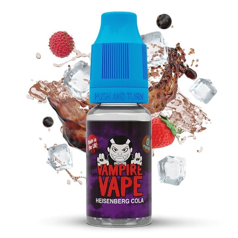 Liquid Vampire Vape Salt 10 ml 20mg - Heisenberg Cola  | Eliq Vapoteur