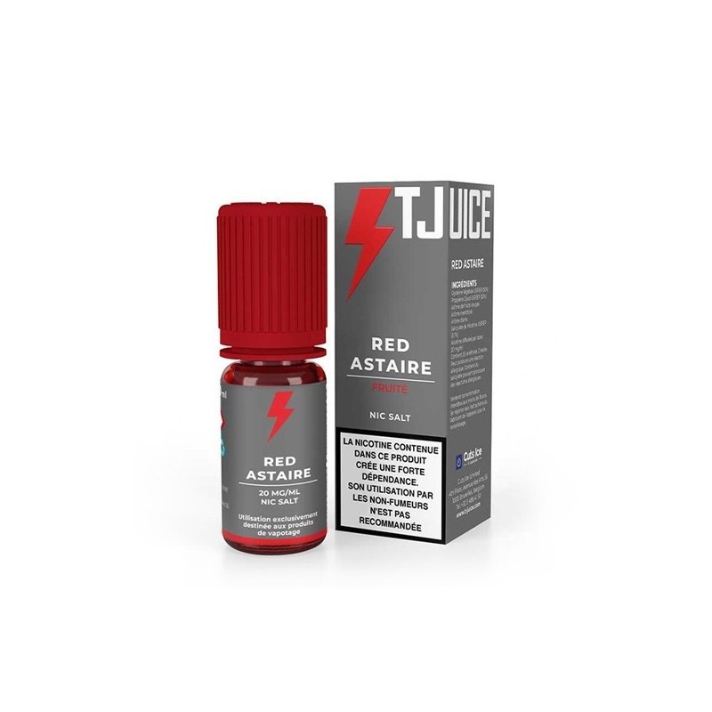 T-Juice Liquide 10mg 10ml Red Astaire Salt | EliqVapoteur