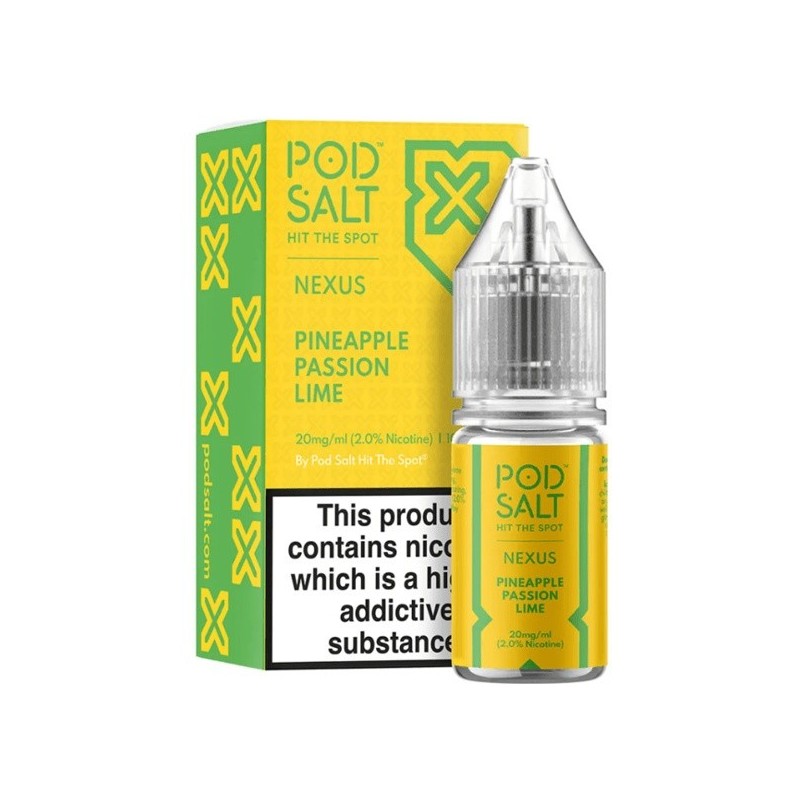 E-liquide Pod Salt Nexus - Ananas Passion Citron Vert - 10ml - 20mg | EliqVapoteur