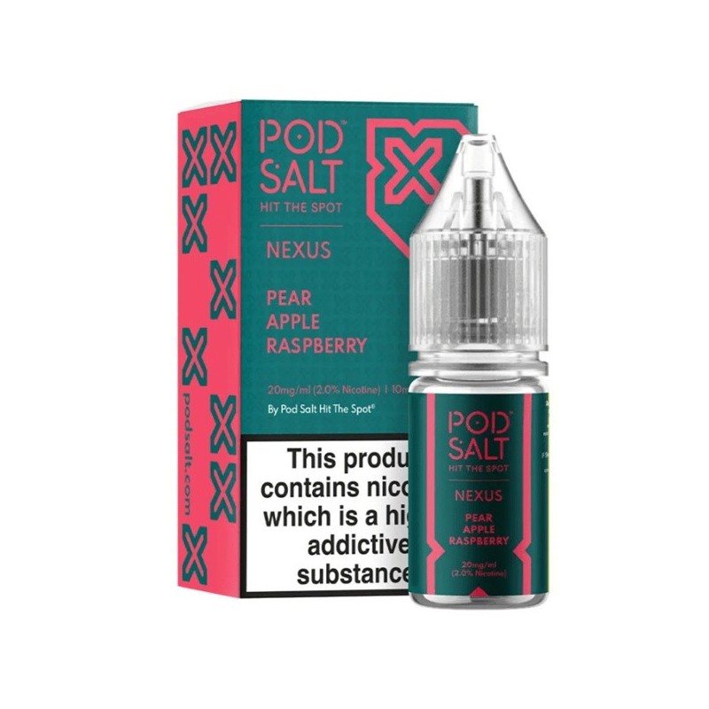 E-liquide Pod Salt Nexus - Poire Pomme Framboise - 10ml - 20mg | EliqVapoteur
