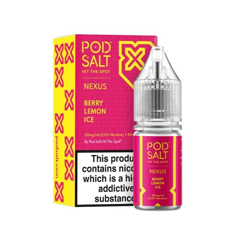 E-liquide Pod Salt Nexus - Berry Lemon Ice - 10ml - 20mg | EliqVapoteur